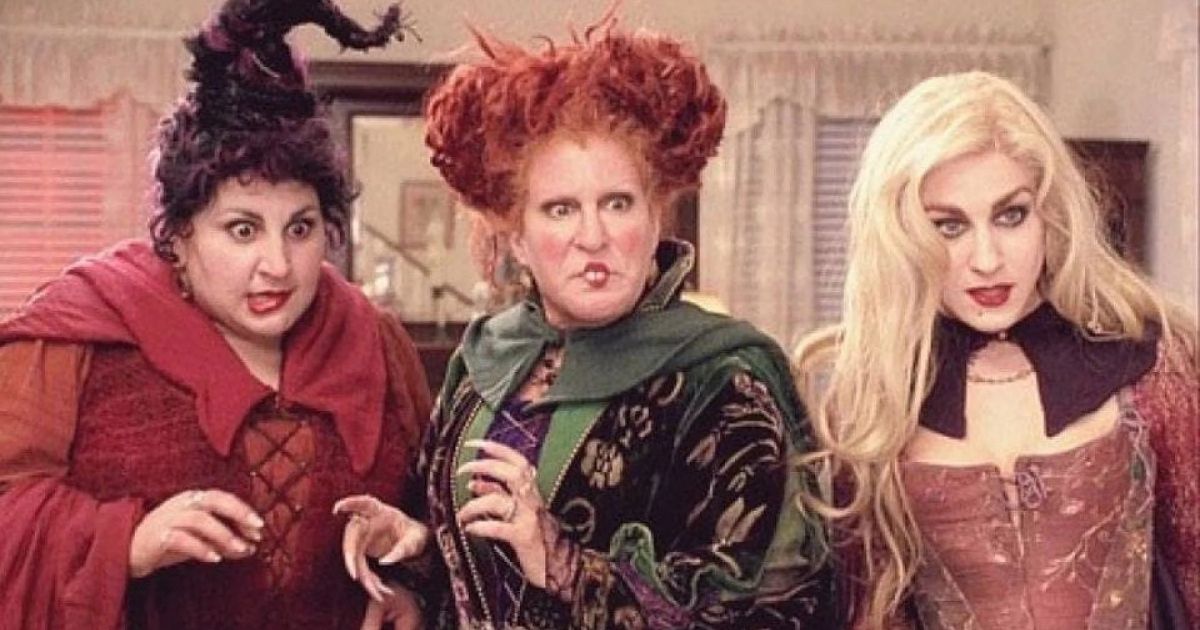 Bette Midler, Sarah Jessica Parker, and Kathy Nejimy in Hocus Pocus