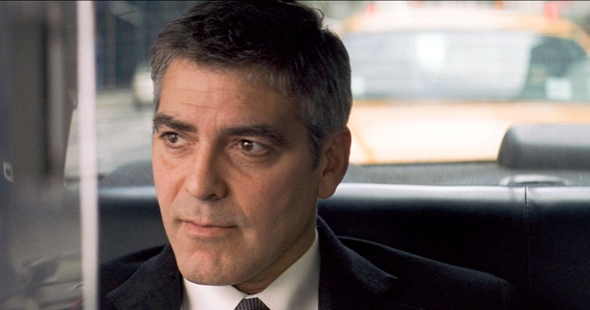 George Clooney as Michael Clayton in the movie Michael Clayton