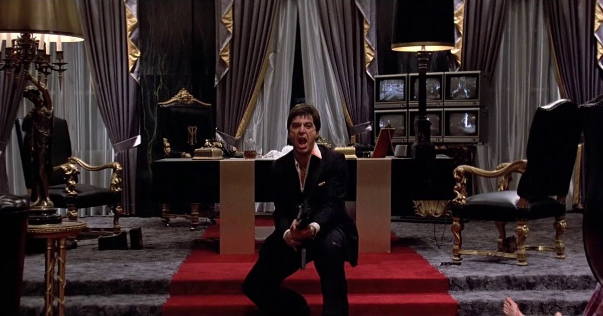 Al Pacino's final scene in Scarface