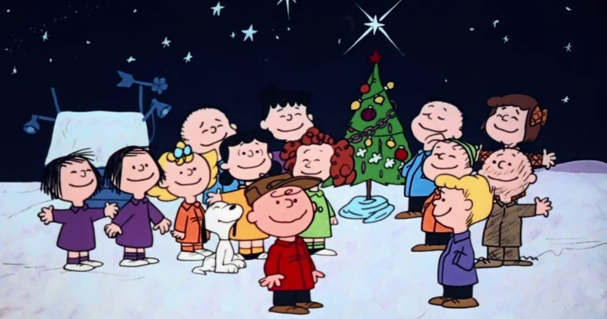 A scene from A Charlie Brown Christmas