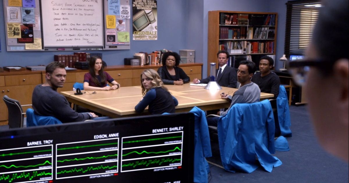 A scene from Community 