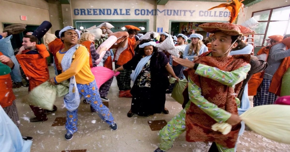 A scene from Community 