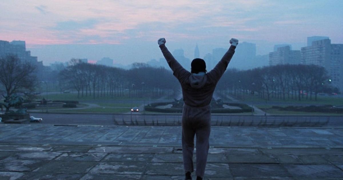 An iconic moment in Rocky