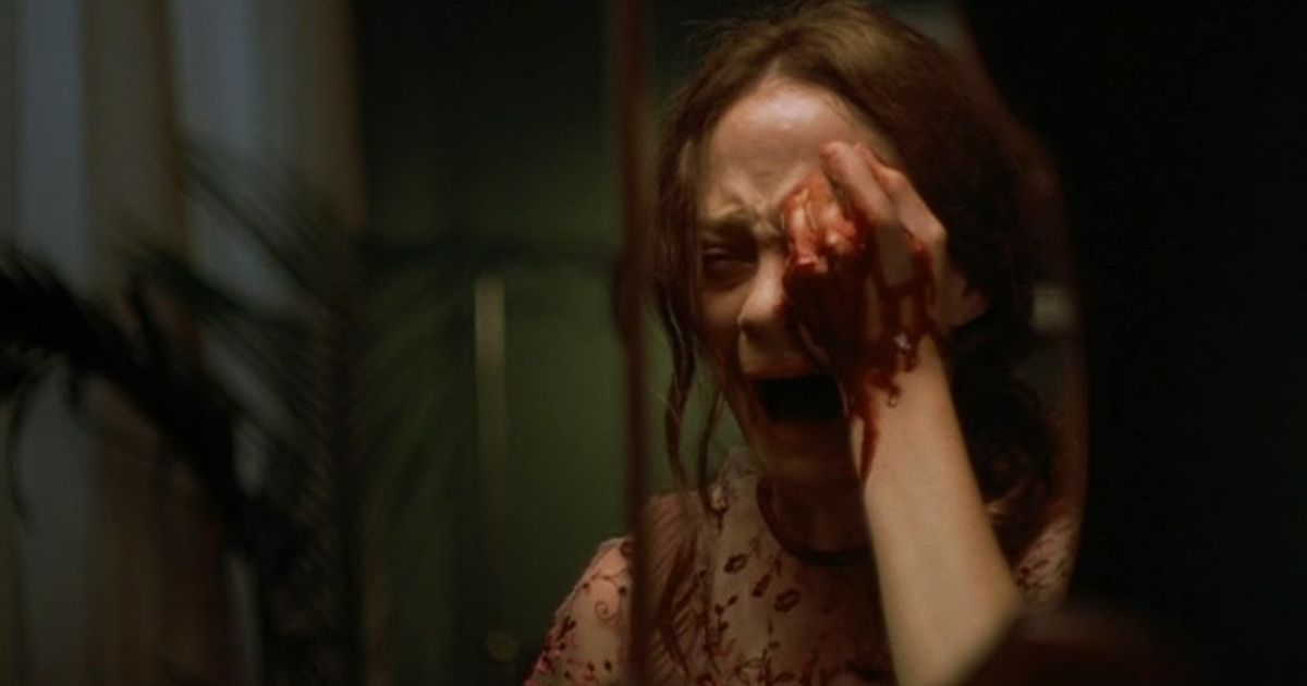 Angela Bettis without an eye Lucky McKee movie May 2002