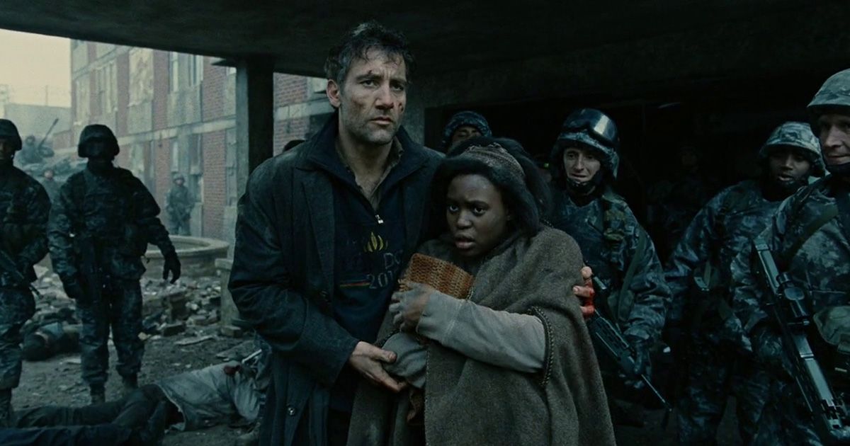 The 2006 dystopian action thriller film Children of Men