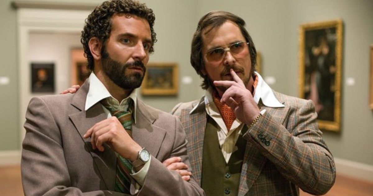 Christian Bale and Bradley Cooper in American Hustle (2013)