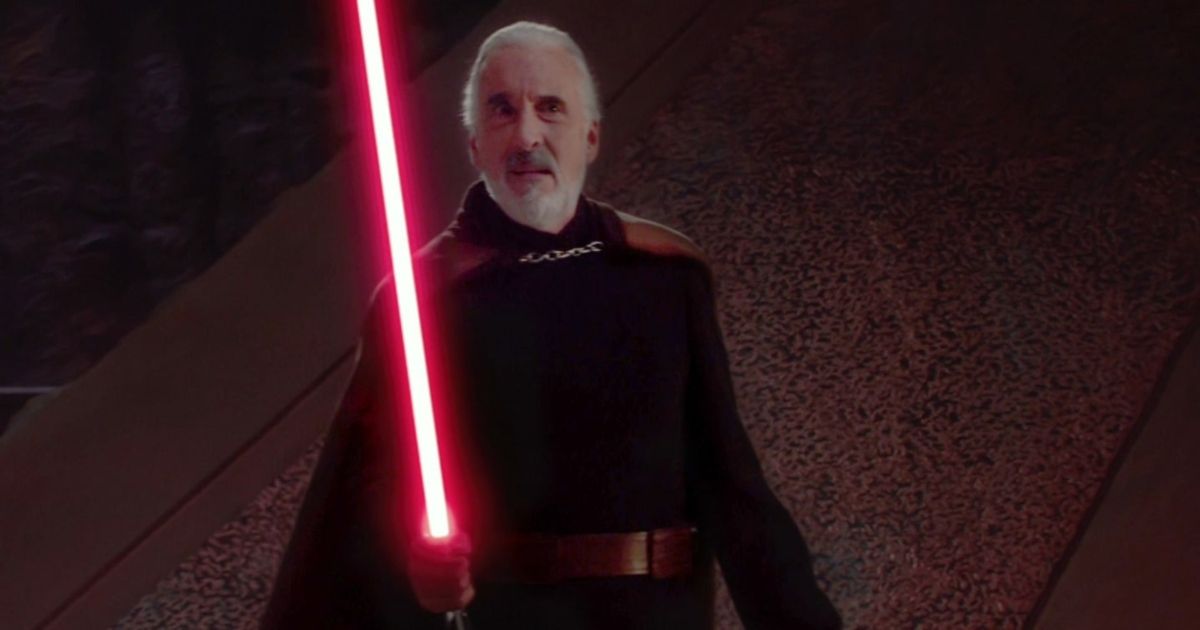 Christopher Lee as Count Dooku