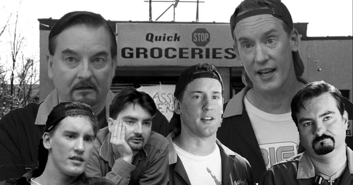 Dante and Randel in the three Clerks movies