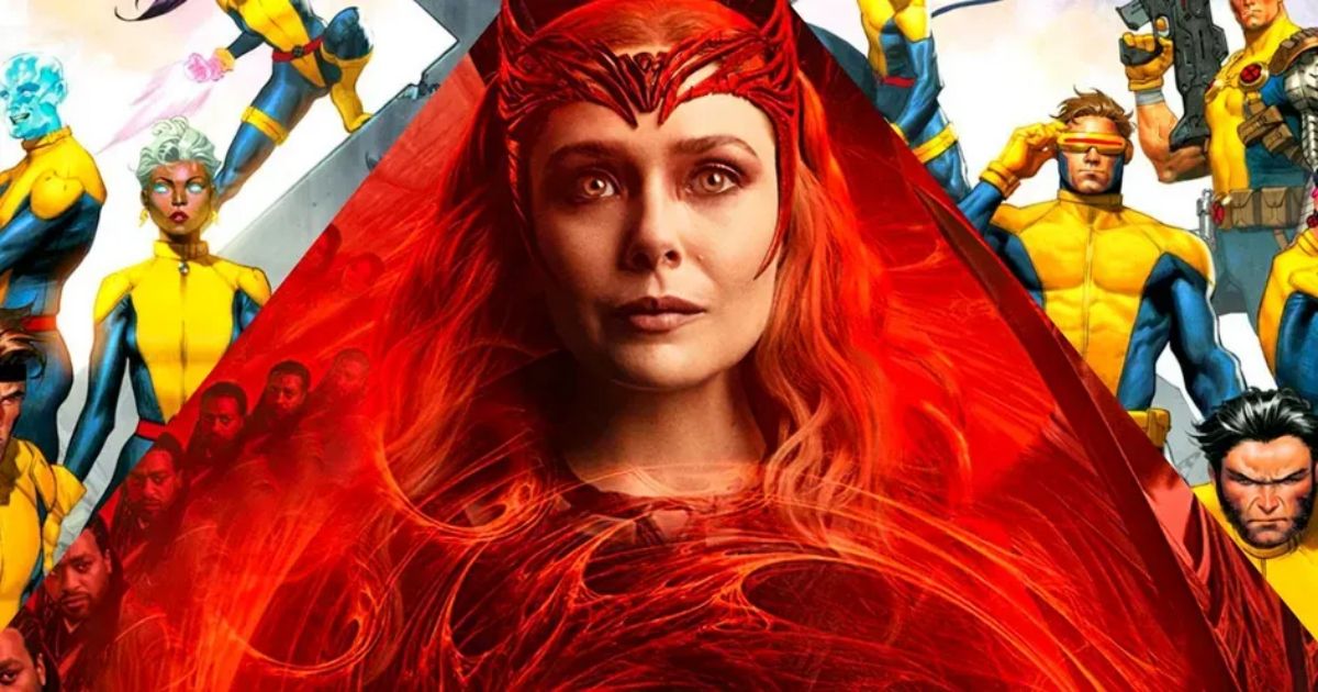 Elizabeth Olsen as Scarlet Witch with chaos magic