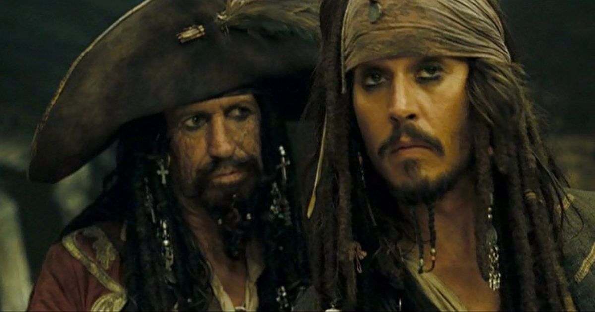 Keith Richards & Johnny Depp in Pirates of the Caribbean: At World's End