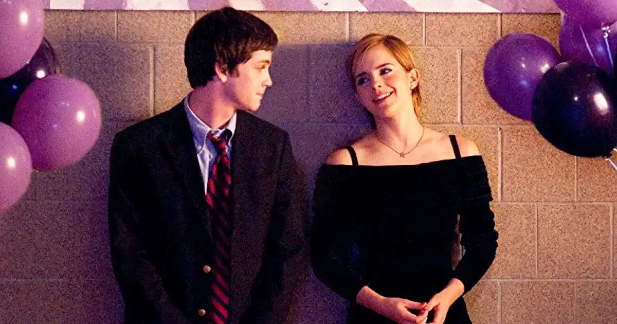 Logan Lerman and Emma Watson in _The Perks of Being a Wallflower_