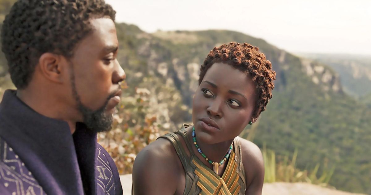 Lupita Nyong'o Chadwick Boseman Black Panther