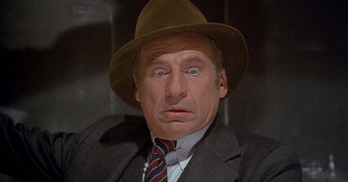Mel Brooks in the movie High Anxiety