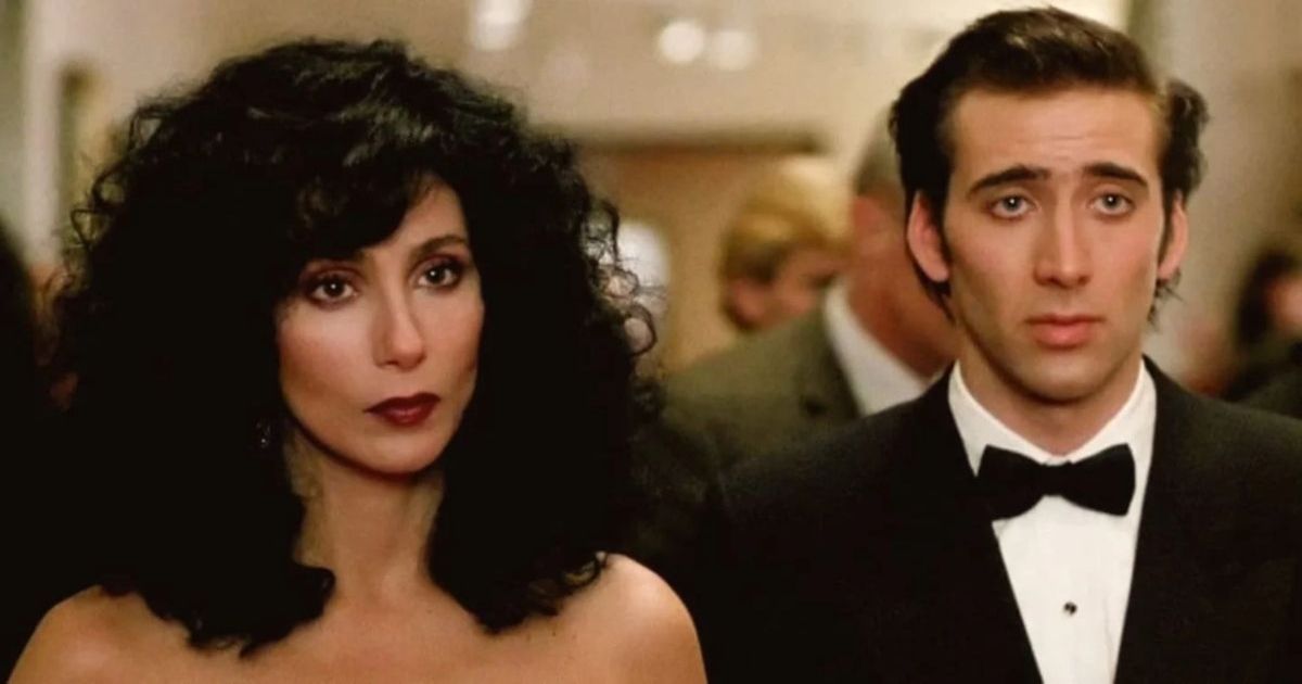 Cher and Nicolas Cage in Moonstruck