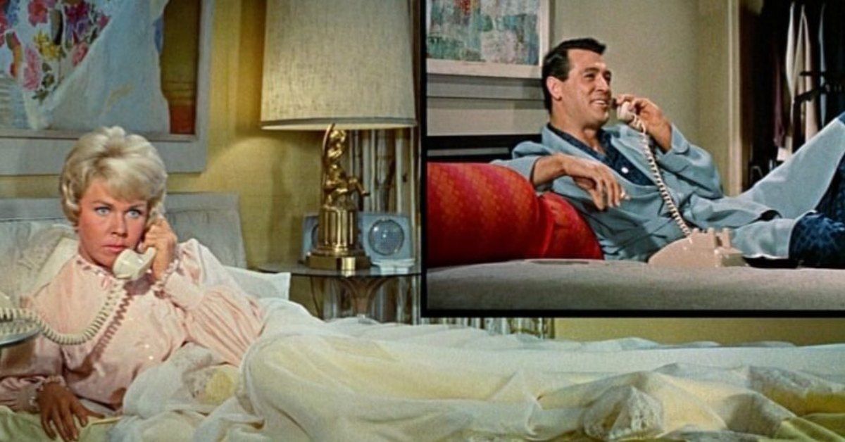 Doris Day and Rock Hudson in Pillow Talk
