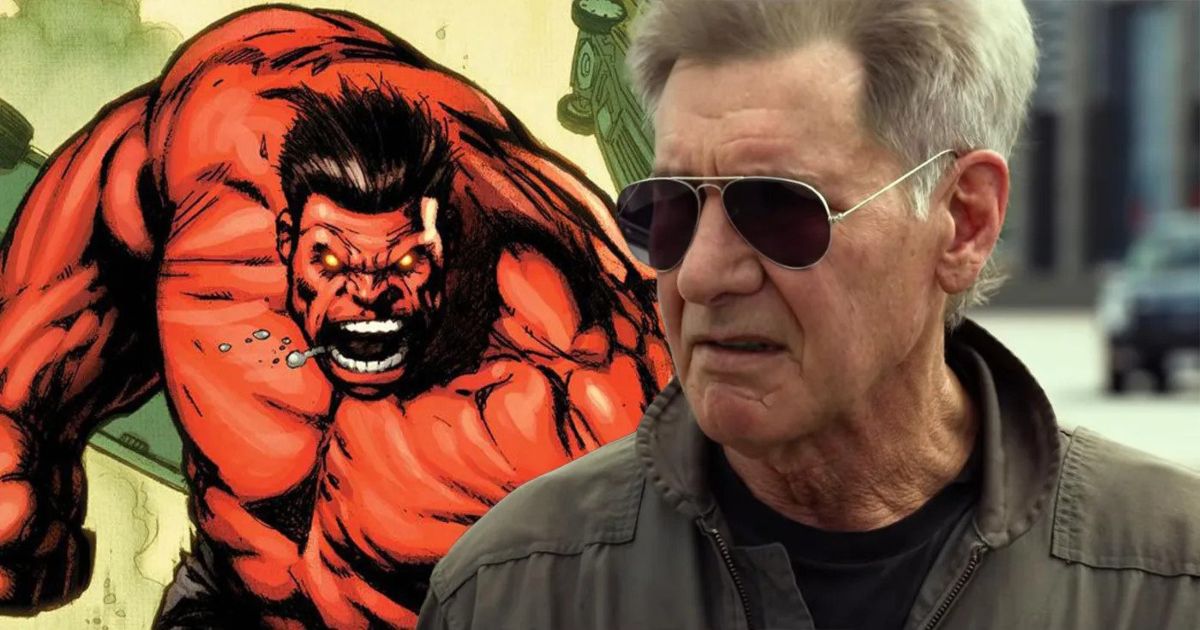 Red Hulk and Harrison Ford 
