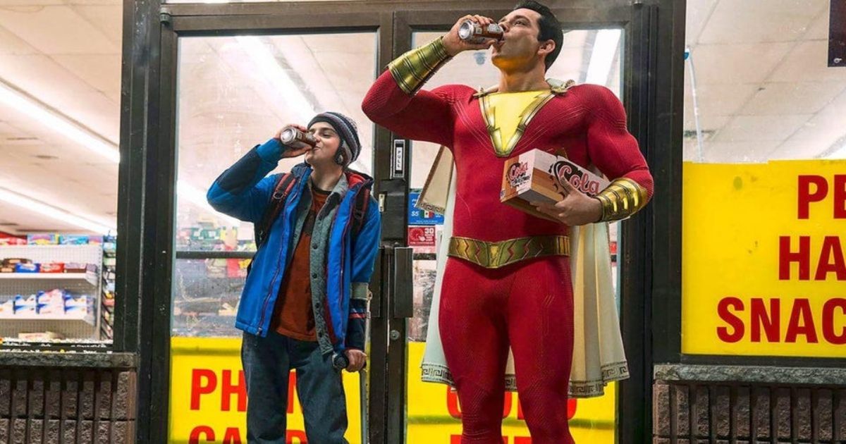 Shazam with Jack Dylan Grazer and Zachary Levi