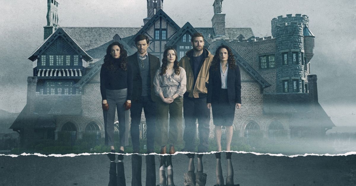 The cast of the The Haunting of Hill House