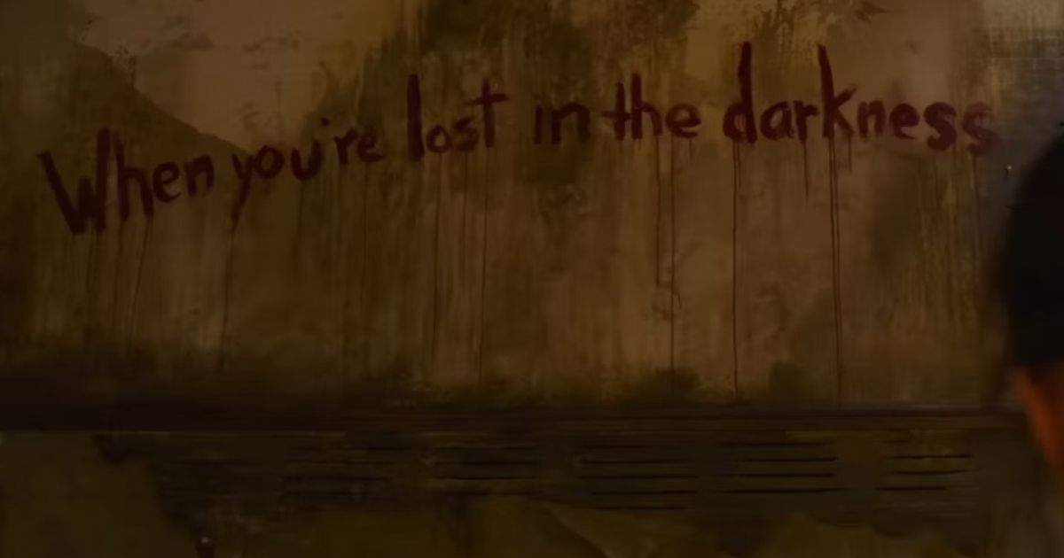 The Last of Us Trailer - Writing on Wall