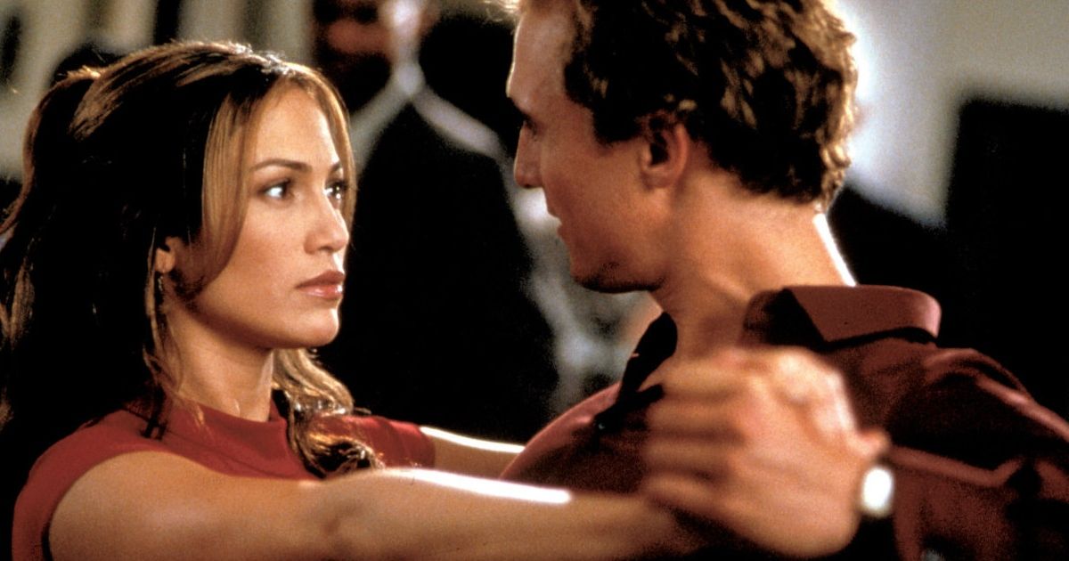 Jennifer Lopez in The Wedding Planner.