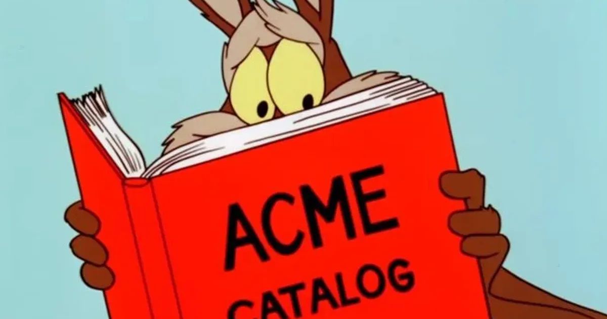 Wile E Coyote and an ACME addiction