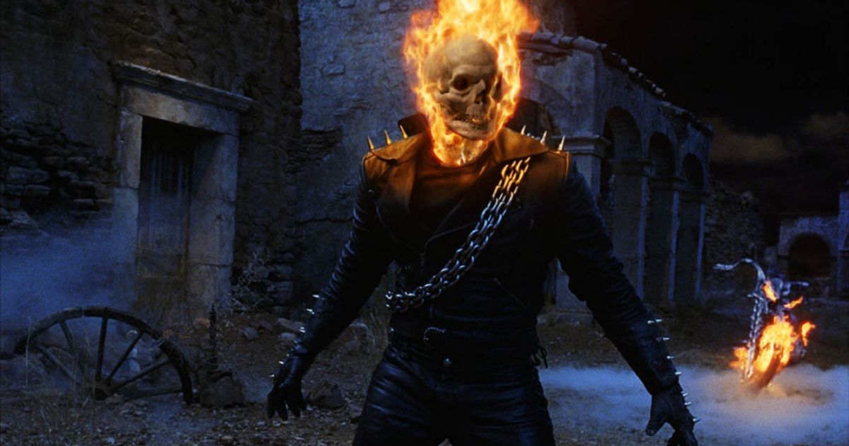 Nic Cage in Ghost Rider