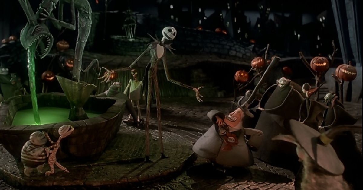 Halloween Town in The Nightmare Before Christmas.