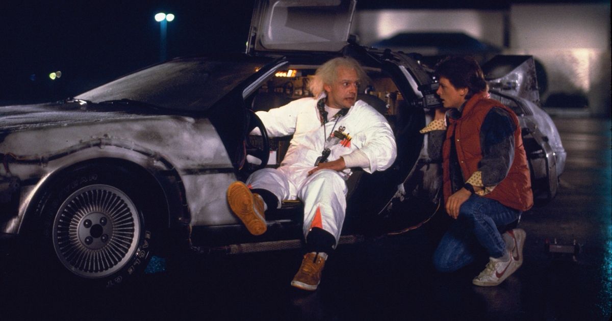 Marty McFly with Doc