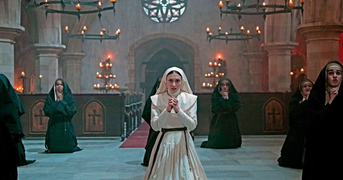 Sister Irene Praying in The Nun