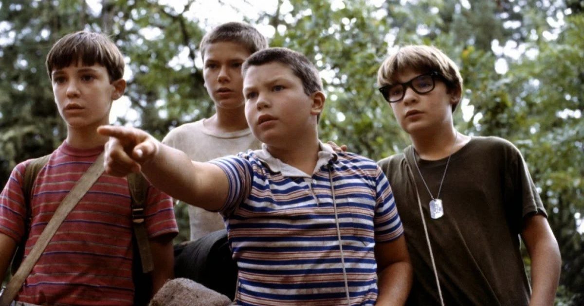 A scene from Stand by Me