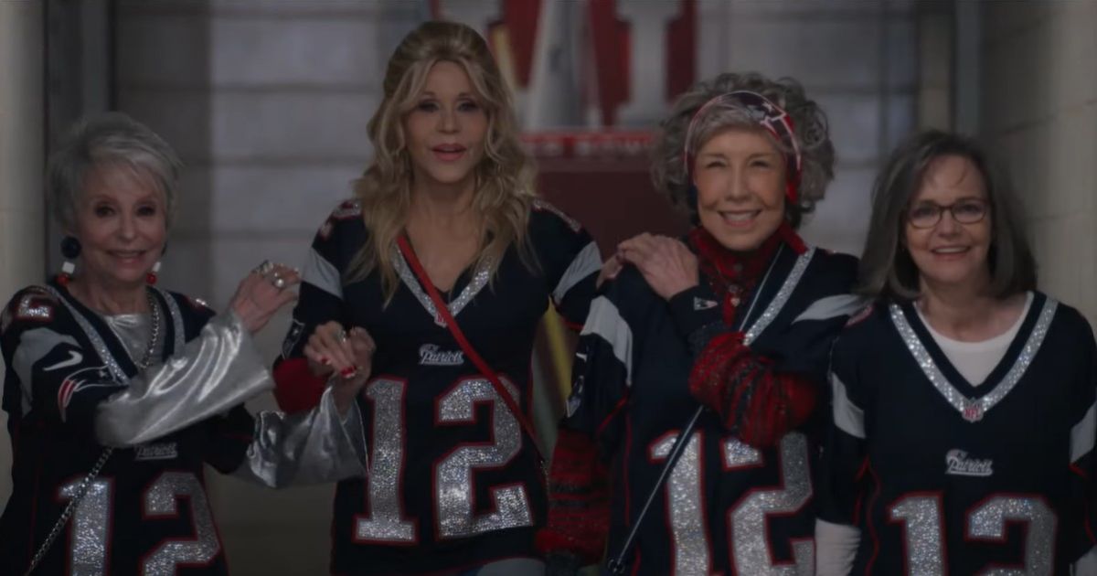 Jane Fonda, Sally Field, Rita Moreno, and Lily Tomlin in 80 for Brady.