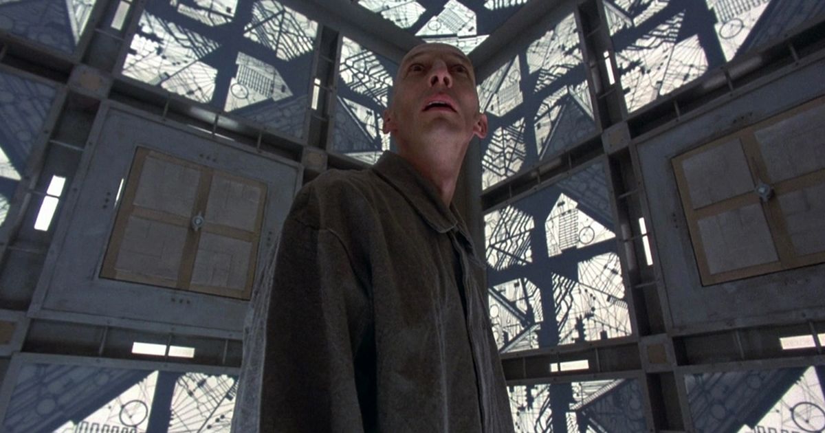 The 1997 independent science fiction horror film Cube