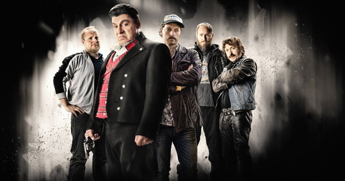 Frank Tagliano with other characters in Lilyhammer