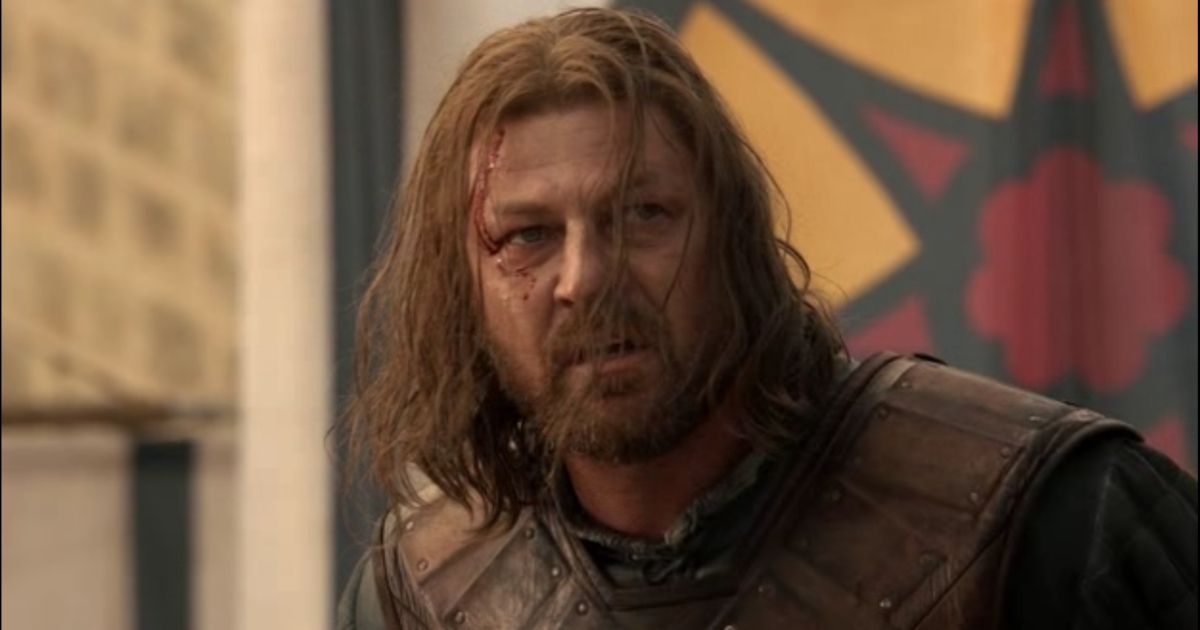 Ned Stark in the Game of Thrones episode 