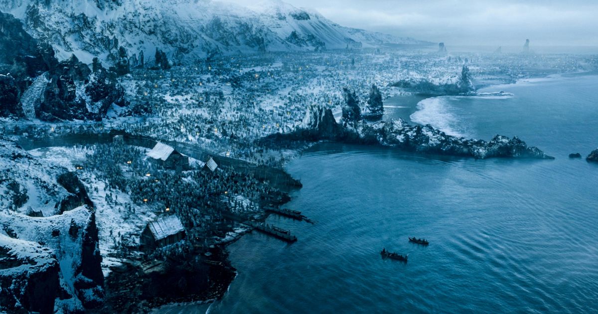 Hardhome episode in Game of Thrones showing Westeros