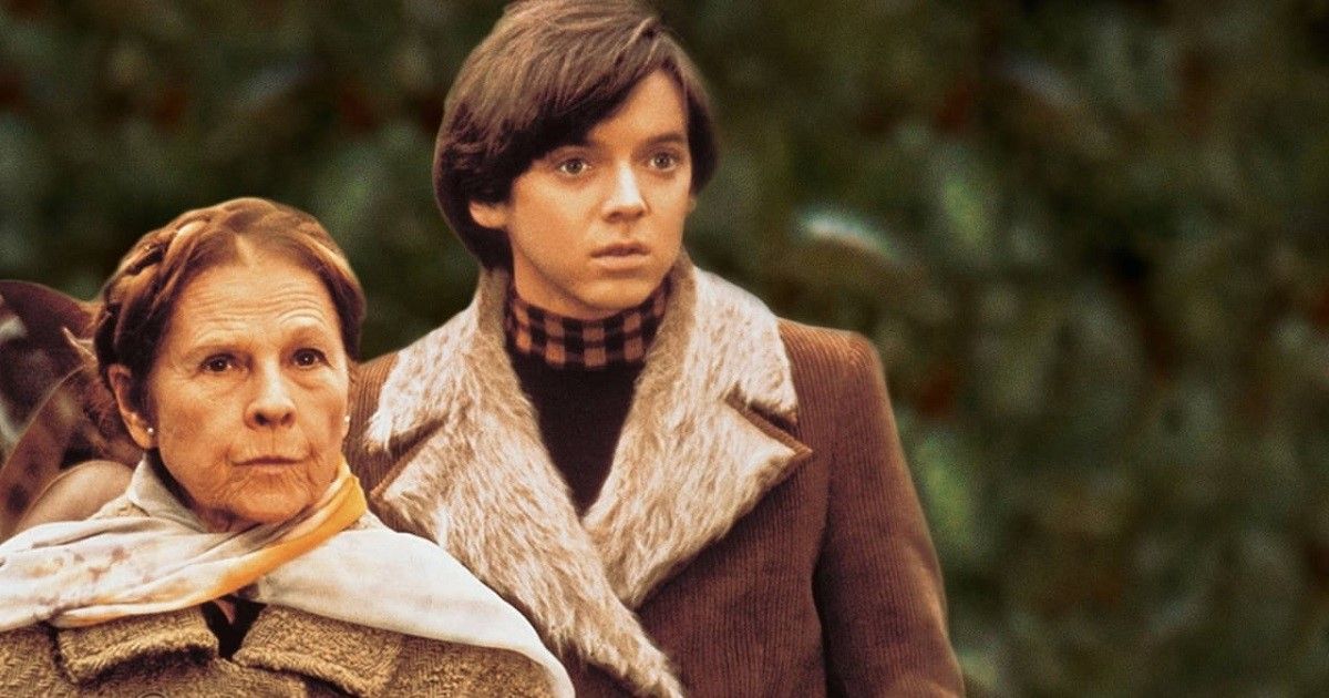 Harold and Maude in the love story movie