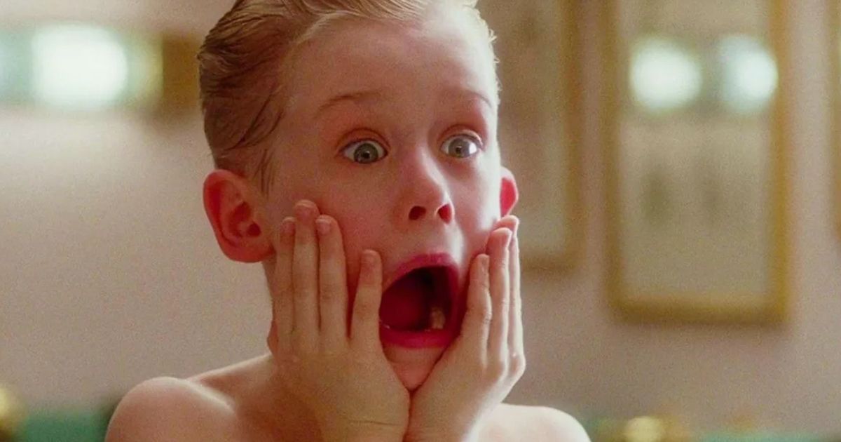 Macaulay Culkin as Kevin in Home Alone