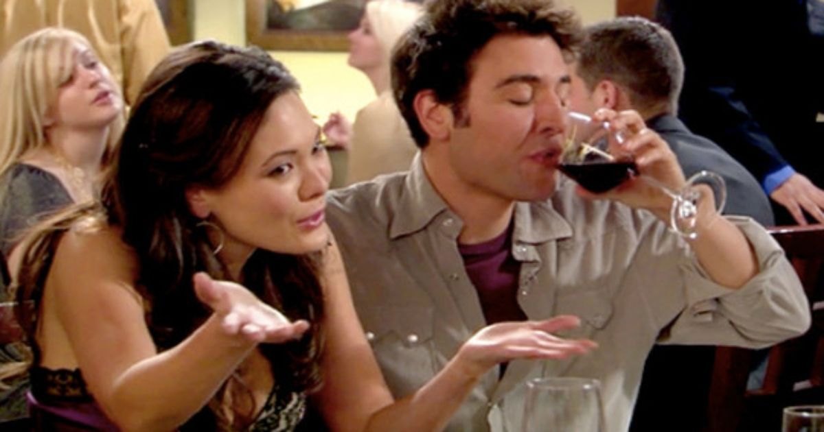 Cathy and Ted Mosby in How I Met Your Mother 