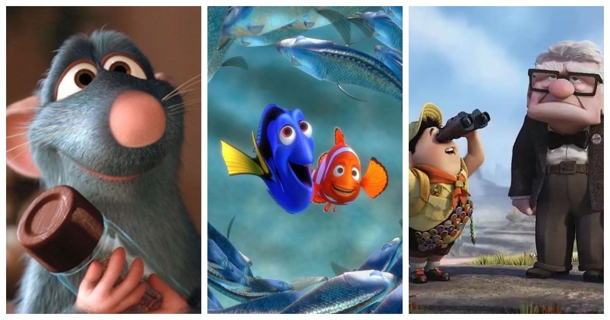 Ratatouille, Finding Nemo and Up