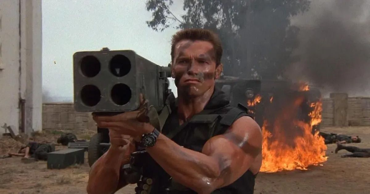 Schwarzenegger Commando 1985 Silver