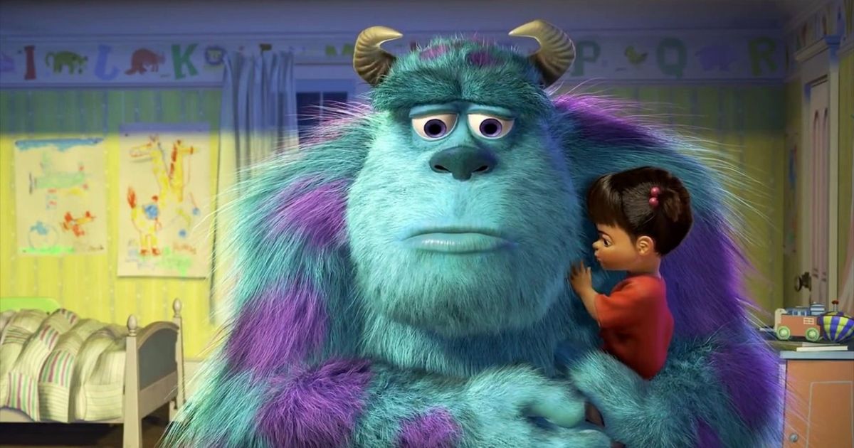 Sulley and Boo from Monsters Inc