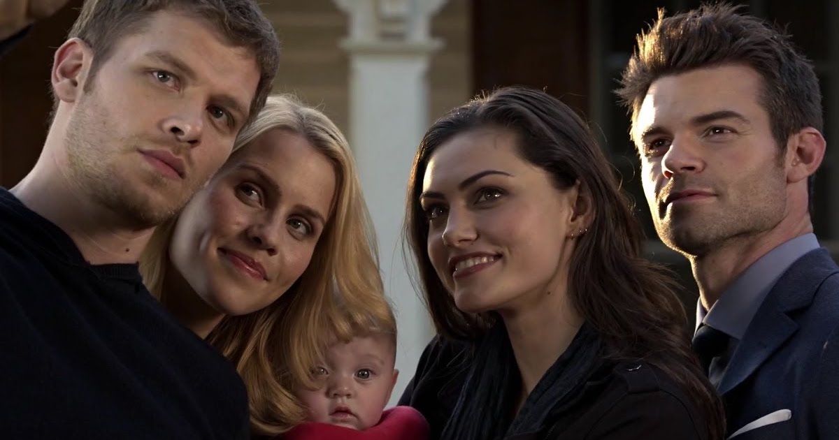 The Originals Klaus, Rebekah, Hope, Hayley, and Elijah