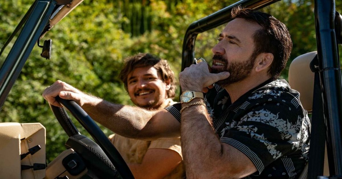 Nicolas Cage and Pedro Pascal in The Unbearable Weight of Massive Talent