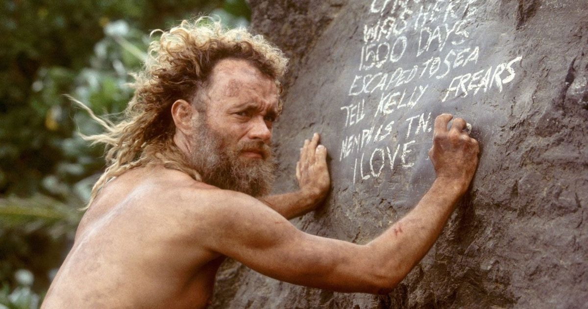 Tom Hanks in Cast away