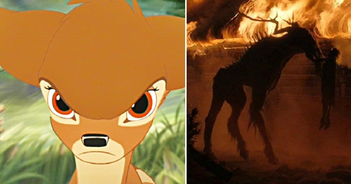 Disney's Bambi and a scene from The Ritual