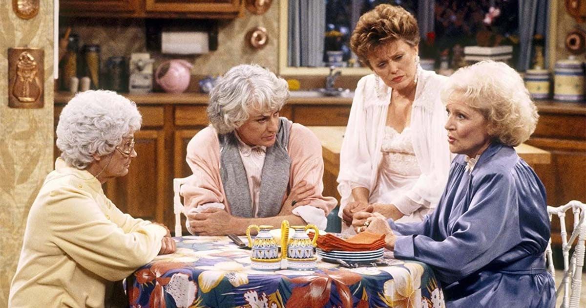 Blanche, Sofia, Dorothy, and Rose in The Golden Girls