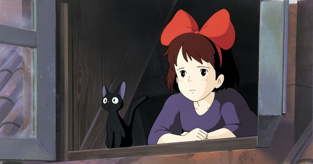 O filme de fantasia de animação japonesa de 1989 Kiki's Delivery Service