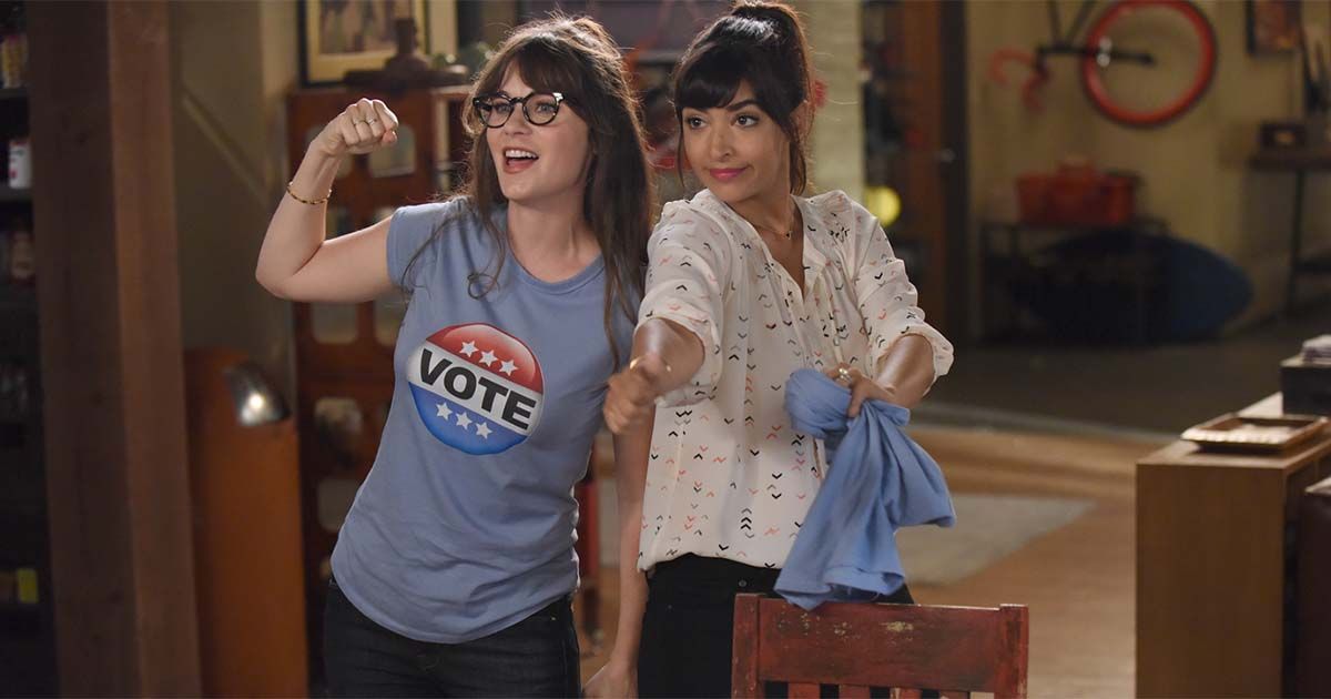 Jess and Cece in New Girl