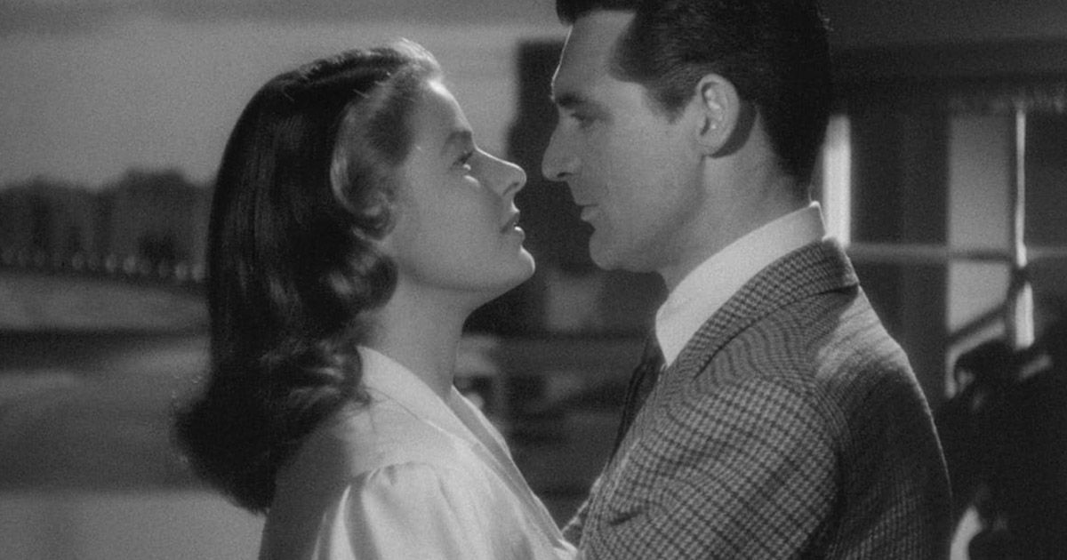 Cary Grant e Ingrid Bergman em Notorious