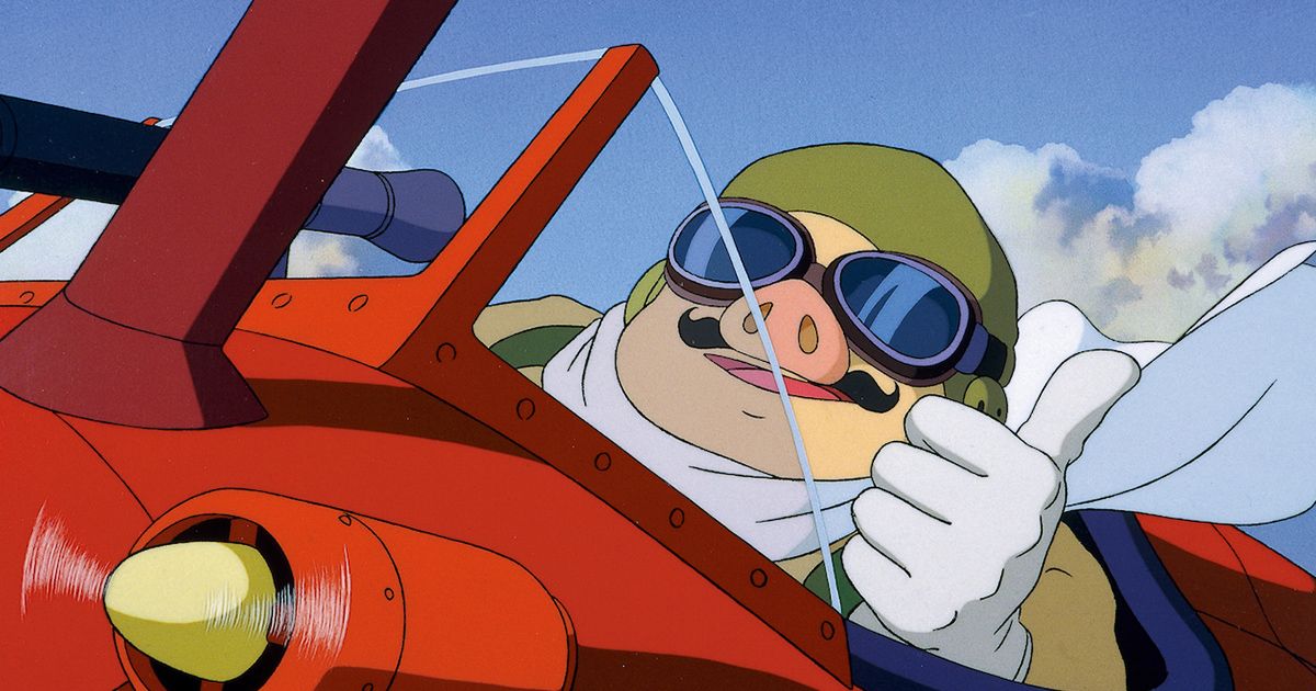 The 1992 Japanese animated adventure-fantasy Porco Rosso from Hayao Miyazaki